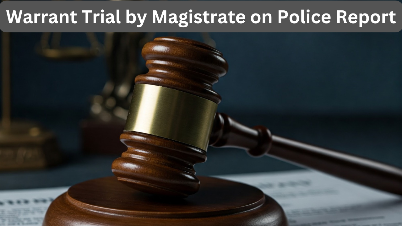 Warrant Trial by Magistrate on Police Report
