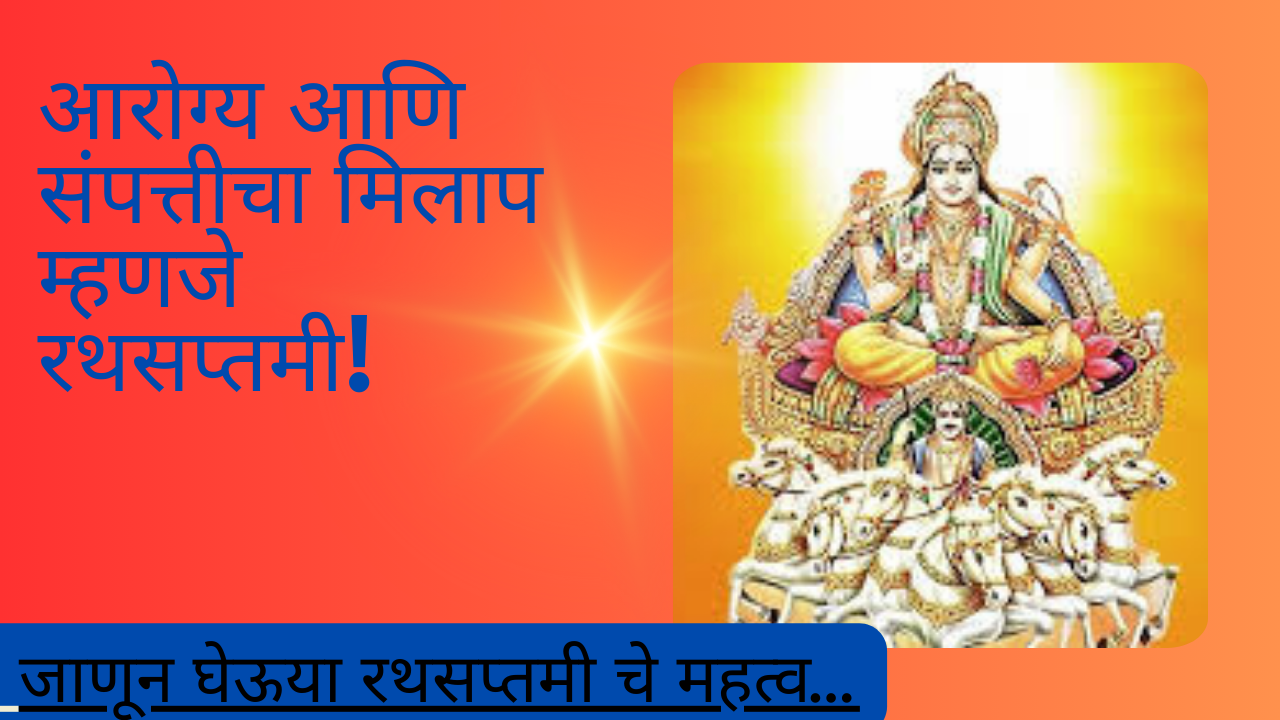 Ratha Saptami 2025 In Marathi: आरोग्य आणि संपत्तीचा मिलाप म्हणजे रथसप्तमी!