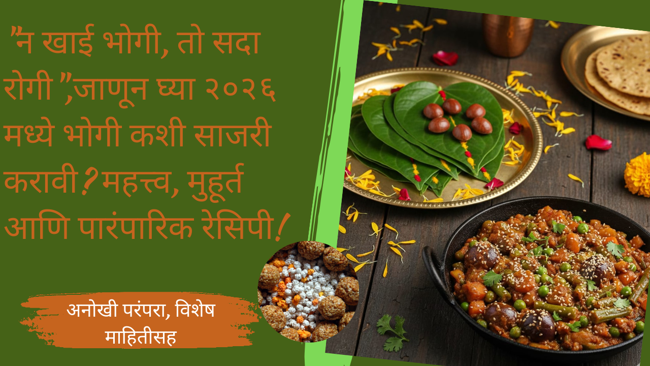 Bhogi 2026 Marathi Info: "न खाई भोगी, तो सदा रोगी",जाणून घ्या २०२६ मध्ये भोगी कशी साजरी करावी? महत्त्व, मुहूर्त आणि पारंपारिक रेसिपी!